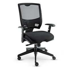 Alera Multi-Function Mesh Mid-Back Chair,Black ALEEP42ME10B
