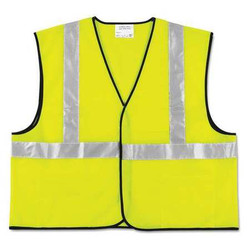 Mcr Safety Vest,Safety,2" Stripe,XXL,Lime VCL2SLXL2