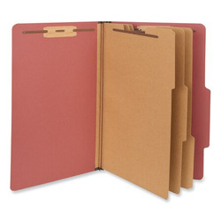 Universal Classification Folder,Legal,Red,PK10 UNV10295