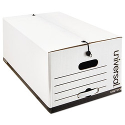 Universal Econ Storage Box,Tie Closure,Legal,PK12 UNV75130