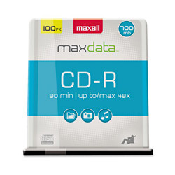 Maxell CD-RDiscs,700MB,48x,Spindle,,PK100 648200