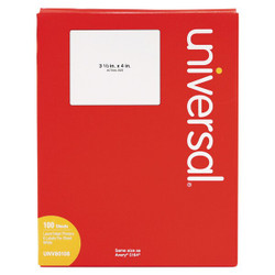 Universal Permanent Label,3-1/3x4,PK600 UNV80108