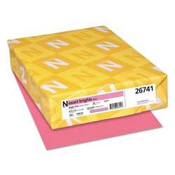 Neenah Paper Paper,BrightPink,500,PK500 26741