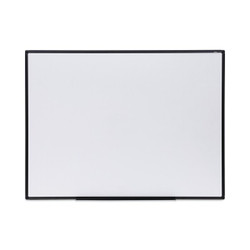 Universal One Dry Erase Board,Melamine,48x36,Blk UNV43629