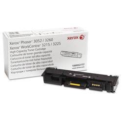 Xerox Toner Cartridge,3000 Page,Black 106R02777