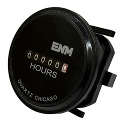 Enm Hour Meter,1.68" L,1.68" W T50A59