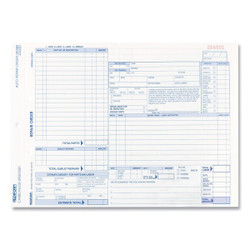 Rediform Auto Repair Form,4 Part Carbonless,PK50 4P489