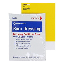 First Aid Only Refill Burn Dressing,0.25" W,4.25" H  91352