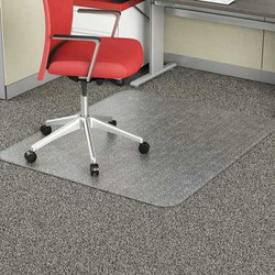 Alera Stud Chair Mat,Carpet,Rect,46"x60",Clear ALEMAT4660CFPR