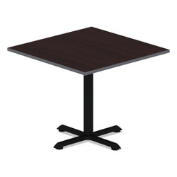 Alera Rev Lam Table Top,Square,Espresso/Walnut ALETTSQ36EW