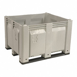 Decade Products Bulk Container,Gray,Vented,40 in  M011000-104