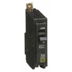 Square D Circuit Breaker,30A,Bolt On,120/240V,1P QOB130