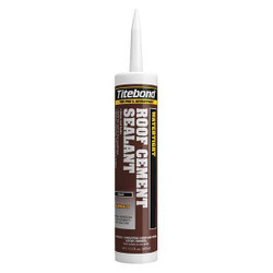 Titebond Sealant,Black,10.3 oz.,Roofing,Tube 3211