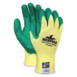 Mcr Safety Cut Resistant Gloves,2,L,Yellow/Green,PR FTKV350L