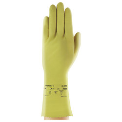 Ansell Chemical Resistant Gloves,Natural,9,PR 88393