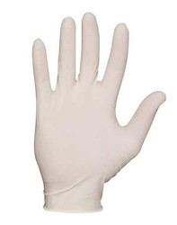 Ansell Disposable Gloves,Latex,M,Natural,PK100 L972