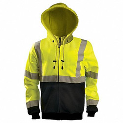 Occunomix Safety Sweatshirt,Polyester,Unisex,L LUX-RYSWHZ-BYL