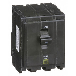 Square D Circuit Breaker,30A,Plug In,120/240V,3P QO330