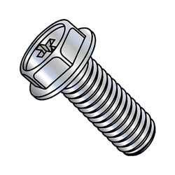 Sim Supply Machine Screws,10-24X3/8 PHIL H,PK7000 1006MPW