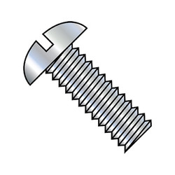 Sim Supply Machine Screws,10-32x6 SLOT ROUN,PK400 1196MSR