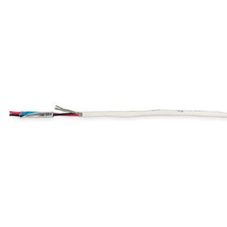 Carol Data Cable,Plenum,2 Wire,White,500ft E2202S.18.86
