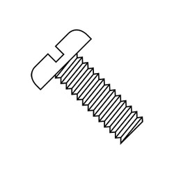 Sim Supply Machine Screws,10-32x1 SLOT PAN,PK2500 1116MSPN