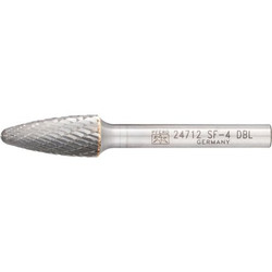 Pferd Carbide Bur,SCTI SF-4,1/4",Double Cut 24712