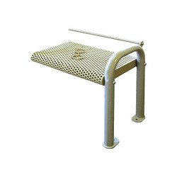 Wausau Tile Detention Bench,16 in W MF2083286