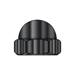 Sim Supply Cap Nuts,5/16-18 CAP NUT CLOSED,PK1000 31NCBZ