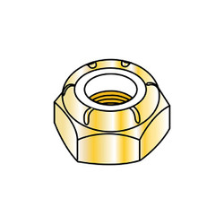 Manufacturer Varies Lock Nuts,7/16-20 NTE NYLON INSE,PK800 44NSTY