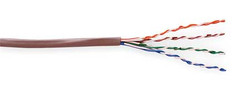 Genspeed Data Cable,Cat 6,23 AWG,1000ft,Gray 7131103