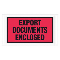 Tape Logic Doc Enclsd Envelope,5-1/2x10",Red,PK1000 PL440