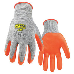 Ansell Cut Resistant Gloves,XS,Knit Cuff,PR 043HD