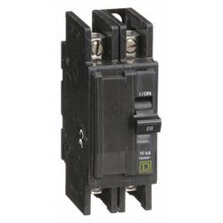 Square D Circuit Breaker,20A,120/240V,2P QOU220