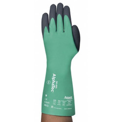 Ansell Chemical Resistant Gloves,Grip,8 Sz,PR 58005080