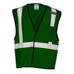 Kishigo High-Visibility Vest,Green,2XL/3XL B123-2X-3X