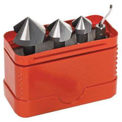 Shaviv Deburring Tool Set,High Speed Steel 154-00031
