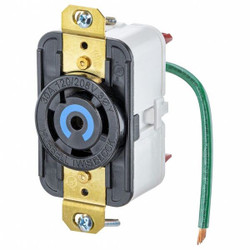 Hubbell Wiring Device-Kellems Locking Receptacle HBL2810ST