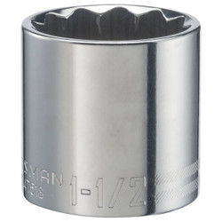 Craftsman Sockets, 1/2" Drive 1-1/2" 12 Point SAE CMMT47518