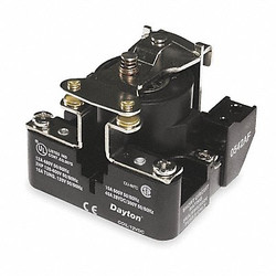 Dayton Open Power Relay,4 Pin,120VAC,SPST-NO 5Z538