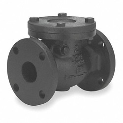 Milwaukee Valve Swing Check Valve,8 in Overall L 2974-M 2