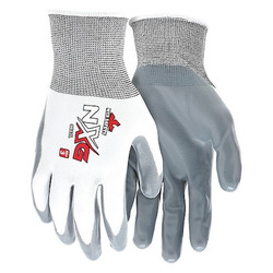 Mcr Safety Coated Gloves,Nylon,M,PR 9683M