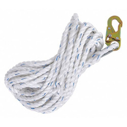 Peakworks Wht Vert LFLN,Sn Hook,Back S ANSI,200ft. V84084200