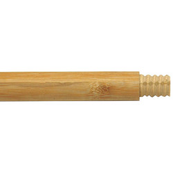 Poplar Wood Broom Handle,Wood,Natural,Threaded,54" 0354BW