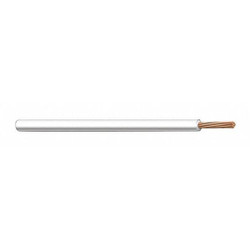 Carol HookupWire,PVC,18AWG,White,100ft,600V C2103A.12.02