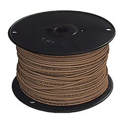 Southwire Building Wire,14AWG,THHN,Sld,Brn,500ft 11586501