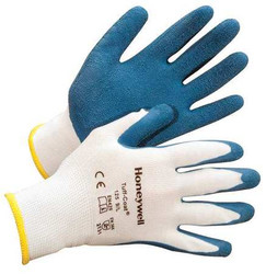 Honeywell North Coated Gloves,L,Blue/White,PR 125-L