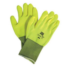 Honeywell North Coated Gloves,M,Hi Vis Yellow,PR NF11HVY/8M