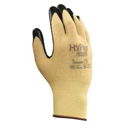 Ansell Cut Resistant Gloves,Yellow/Black,S,PR 11-500
