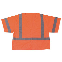 Condor High Visibility Vest,Class 3,L,Orange 1YAR3
